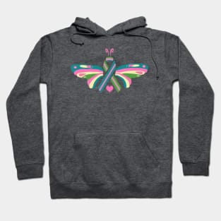 Metastatic Breast Cancer Butterfly Hoodie